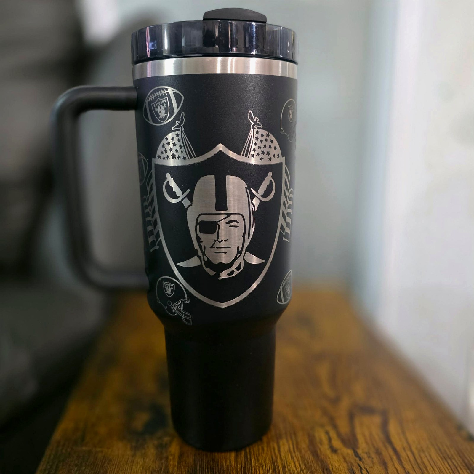 Custom laser engraved drinkware